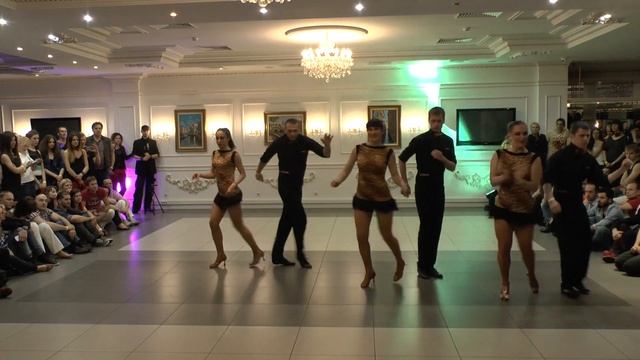 "New York Tiger  Dance" - Salsa Club Kharkov - Salsamayovka 2015 смотреть онлайн