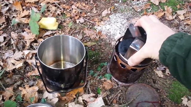 Life in the woods- woodgas stove and zebra pot смотреть онлайн