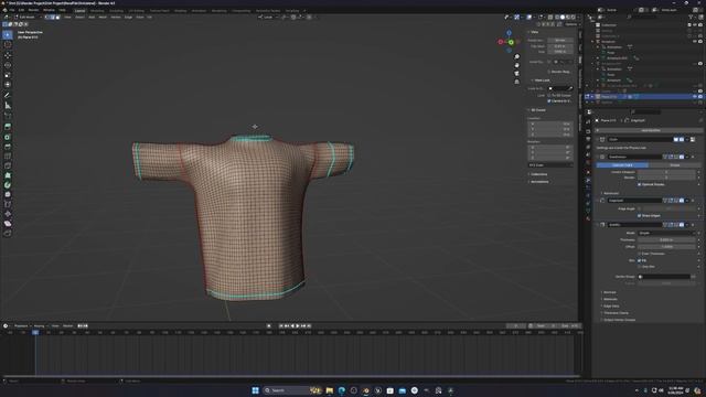 Easy Way To Create Cloth Seams In Blender....