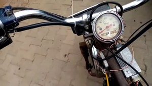 Самодельный мотоцикл из СССР.