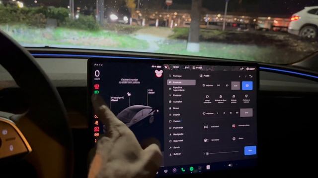 Tesla Model 3 2024 RWD - Night Review in 4K | Highland (Exterior - Interior), Ambient Lights