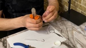 Одноухая мормышка, как сделать за минуту?