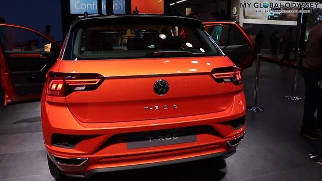 Volkswagen T ROC 2020 showcased at AutoExpo 2020 in Noida, India смотреть онлайн