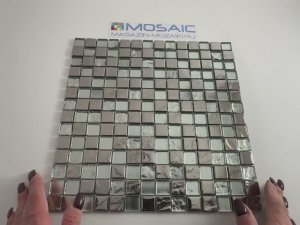 Мозаика CRYSTAL MIX SILVER