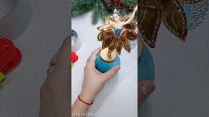 Новинка!!! Мастер-класс для новичков. Елочная игрушка своими руками 🎄 МК бесплатно. Творчество.