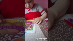Мозайка из пластилина