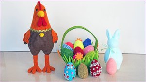 Курочка крючком. Мастер класс вязания крючком. Часть 3.