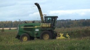 Уборка кукурузы на силос