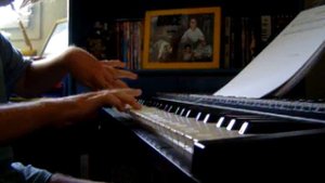 Pantera Floods on piano