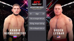 Хабиб Нурмагомедов против Брока Леснара - UFC 4