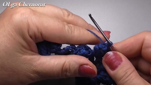 Безотрывное вязание крючком схема
