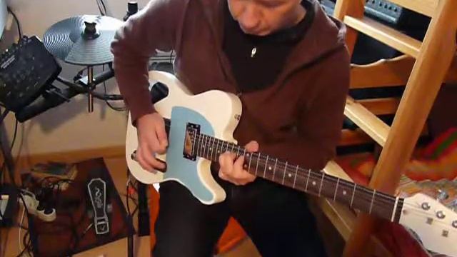 Warman humbucker on Harley Benton tele kit смотреть онлайн