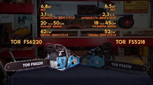 Бензопилы TOR FS. Обзор.