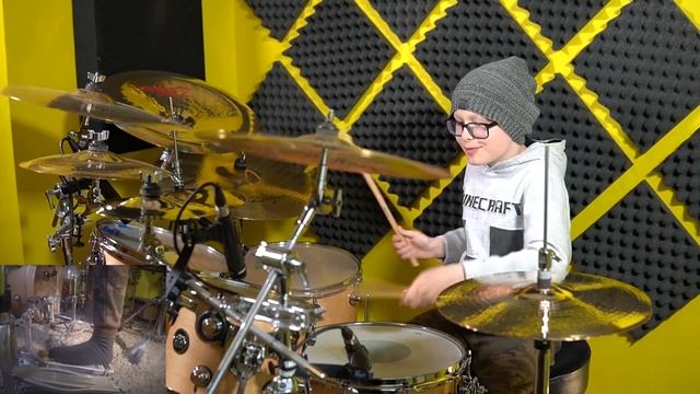 While She Sleeps - Seven Hills - Drum Cover Play Through by Nikodem Hodur Age 10
