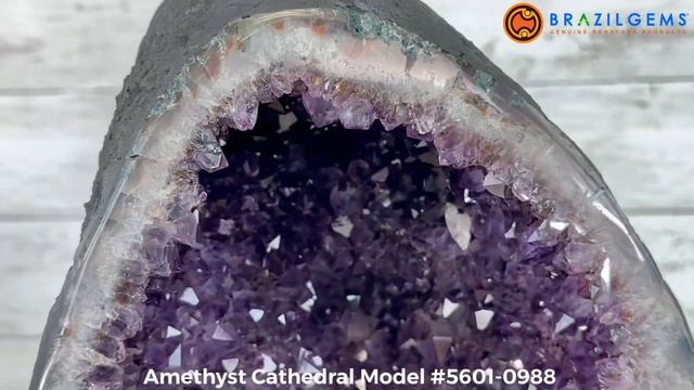 Model # 5601-0988 Amethyst Cathedral by BrazilGems.com 🏷 FOR SALE🛍🛒Shop Now смотреть онлайн