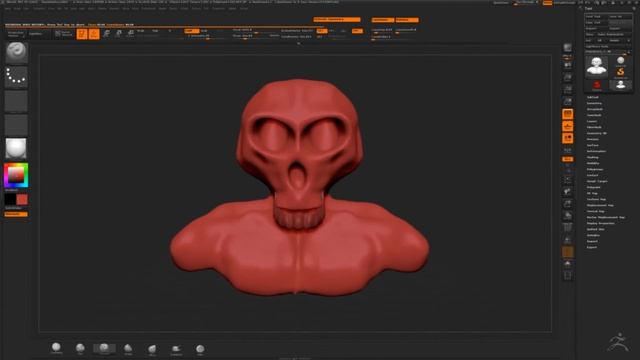 Sculpting in ZBrush 4R7