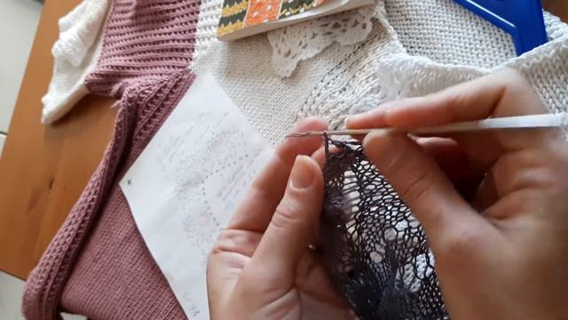 кружево крючком для новичков смотреть онлайн