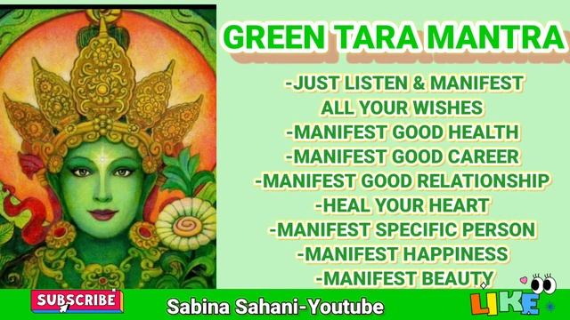 JUST LISTEN DAILY & FULFILL YOUR GOALS OM TARE TUTTARE TURE SOHA 108 CHANT...#lawofattraction смотреть онлайн