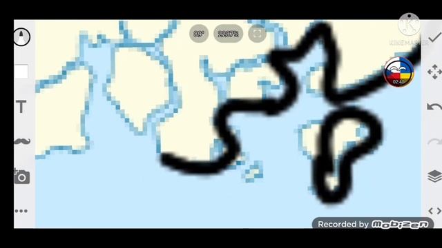 Greenland Flag Map Speed Art смотреть онлайн