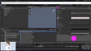 VRoid Studioで作成したアバターを、VRM形式→Blenderでシャツにロゴを付けて→UnityでSpatial用のアバターに仕上げる