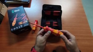 Wera KK Turbo i 1 16 pieces vde screwdriver set. Set șurubelnițe izolate 1000 v Wera.