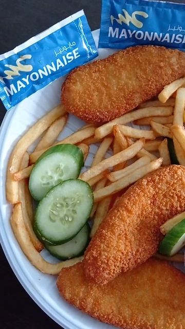Spicy Chicken Fillet French fries taste KFC with Avocado juice try it! Shorts