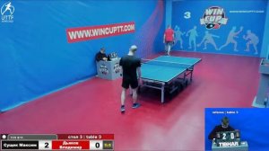 Сущек Максим 3-1 Дьяков Владимир Турнир Восток 3 WINCUP  19.01.22 ПрямаяTрансляция Зал3