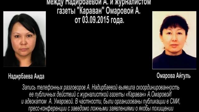 Разговор Надирбаевой А. c Омаровой А. №4 смотреть онлайн