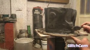 Вазон из арт бетона