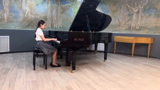Глазунова Юля 11 лет Я.Сибеллиус Этюд Оp.76N2 К.Черни соч.299 Этюд N5
