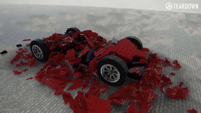 Teardown GIANT CAR vs BeamNG Drive GIANT CAR смотреть онлайн