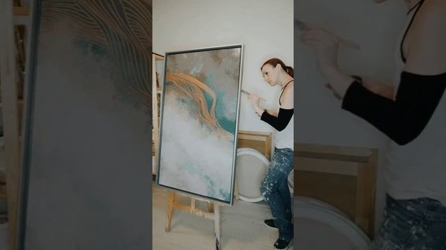 #картины #картиныназаказ #живопись  покраска рам для картин