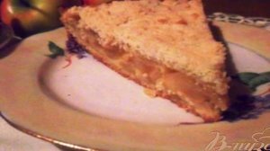 Яблочный пирог - sour cream apple pie