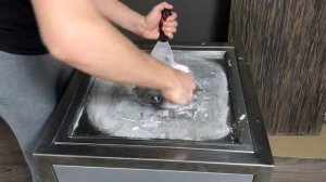 Фризер для ролл мороженое   оборудование для жареного мороженого