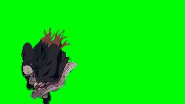 nezuko run green screen смотреть онлайн