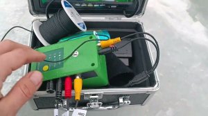 Обзор на водоеме подводной камеры GAMWATER 1000TVL в чемоданчике для зимней и летней рыбалки