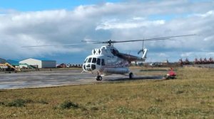 Взлёт вертолёта ми-8 RA22976