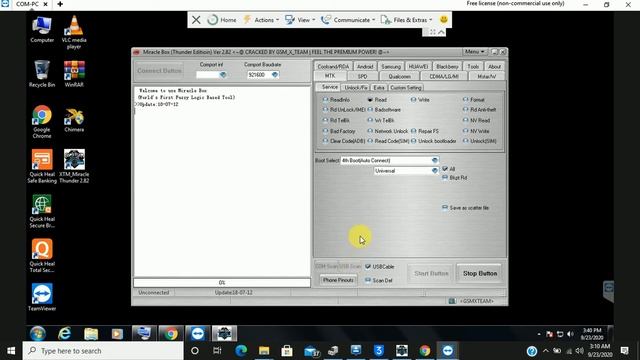 miracle crack start button solutions  by TeamViewer