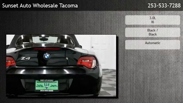 2006 BMW Z4 3.0i 3.0i 2dr Convertible - University Place смотреть онлайн