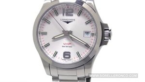 Longines Conquest VHP Quartz 41 mm Silver