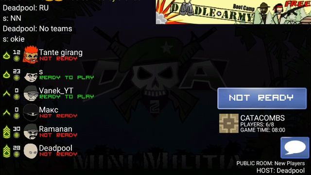 1.Играю в Mini Militia с братом!!! смотреть онлайн