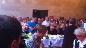 Прощание с Валерией Новодворской в центре Сахарова и в траурном зале 16.07.14