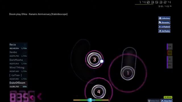 osu! Ohka - Nanairo Anniversary Kaleidoscope 250pp
