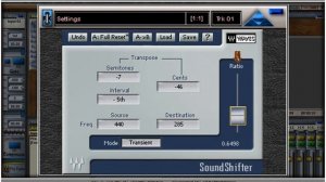 43 SoundShifter P   讲解Waves SoundShifter P变调效果器的使用方法。