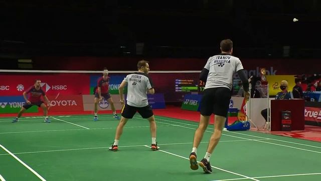 YONEX Thailand Open | Day 1: Ivanov/Sozonov (RUS) vs. Lane/Vendy (ENG)