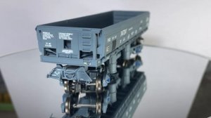 Модель вагона-думпкара 32-6982 из набора для самостоятельной сборки