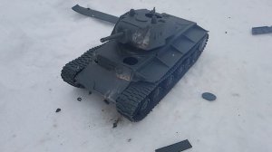 КВ-1Э из пластилина