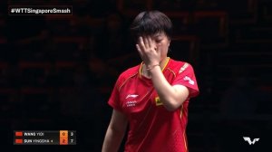 Sun Yingsha vs Wang Yidi | #WTTSmashback | WTT Cup Finals Singapore