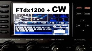 Трансивер FTdx1200. FFT-1 = CW!