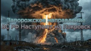 Новости СВО Сегодня- Запорожское направление.  ВС РФ Наступают на Покровск